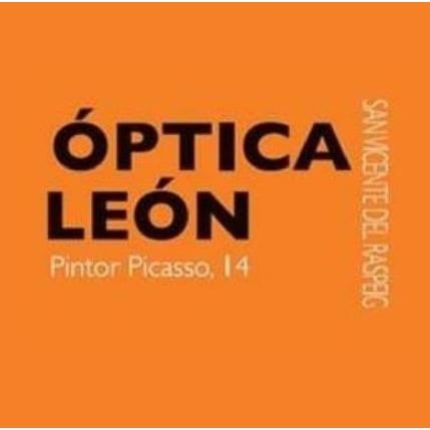 Logotipo de Óptica León