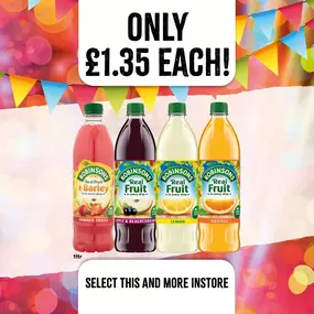 robinsons cordial only 1.35 at select convenience