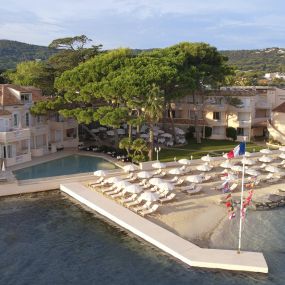 Cheval Blanc St-Tropez - vue aérienne