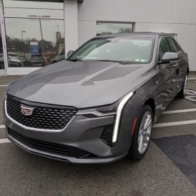 2021 Cadillac CT4 Luxury in Satin Steel.