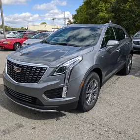 2021 Cadillac XT5 Premium Luxury in Satin Steel.