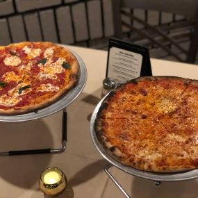 Two Delicious Wood Fired Pizzas At Savor Restaurant Mahopac