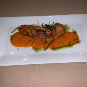 Sausage and Pepper Eggroll At Savor Restaurant Mahopac