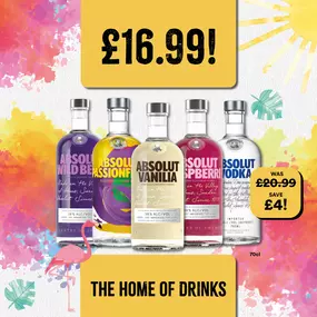 Absolut Vodka Flavours