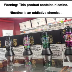 | THE LATEST AND GREATEST FROM UWELL!!! |

The Crown 4 has hit the shelves at all of our Awesome Sauce Vapor locations! Make sure to give this a look next time you are in!