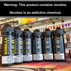 | YOU'VE ASKED, AND WE LISTENED!!! |

Introducing Gorilla Warfare .50 BMG Reloaded and 5.56 Reloaded! An interesting new twist on some already stellar flavors now on the shelves! Swing in today and give them a try!