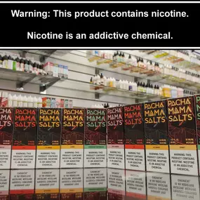 | THE LINE EVERYBODY LOVES!!! |

Pacha Mama Salts are now on the shelves at all of our locations! This line has blown up nation wide and is now available for your salt devices! Make sure to swing in and pick up a bottle!