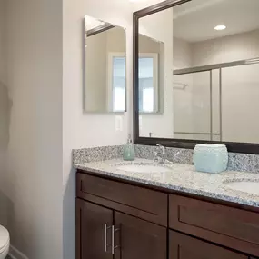 Bathroom at Townes at Pine Orchard Apartments