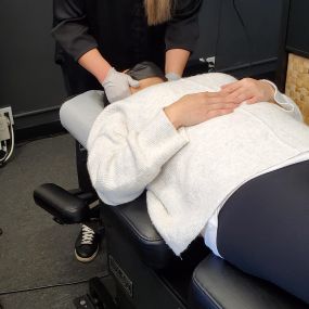 Glacier Chiropractic In Seattle, WA  - Treatment  Being Administered