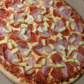 Pepperoni and Ham Pizza