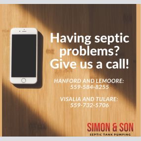 Got toilet troubles? We can help. Get in contact with Simon and Son Septic and get your septic system back in working order!