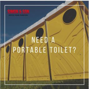 Does your job site require a portable toilet has you covered! Give us a call today!