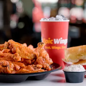 Family Meal - Chicken Wings with drink