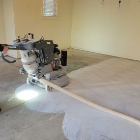 Preparing the floor with our 