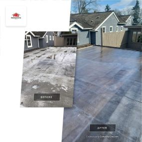 Roof Coating - Before/After