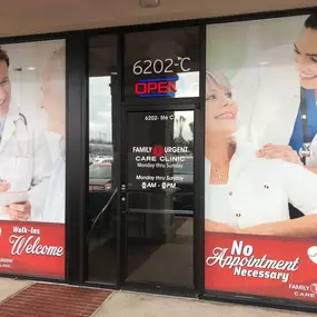 Outside View of Family Urgent Care Clinic