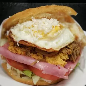 Stuffed  Mecatos Arepa