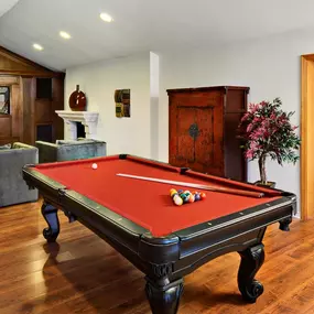 Billiards Room at Juniper Springs Apartments