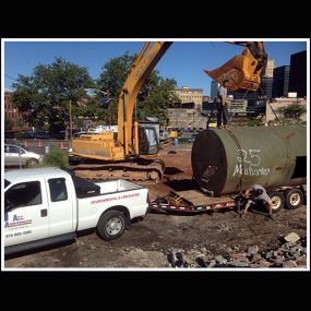 Oil Tank Removal off property