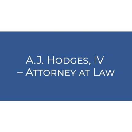 Logotyp från A.J. Hodges, IV - Attorney at Law