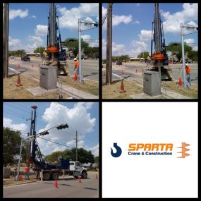 Another project from Sparta Crane. *The power lines were not active during the scope of the work.