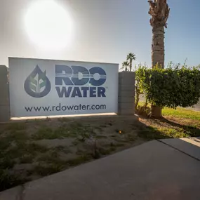 RDO Water sign in Brawley, CA