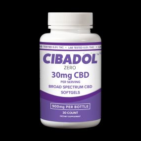 Get your daily dose of CBD quickly and conveniently! Cibadol Zero, Broad Spectrum softgel CBD pills are easy to take on the go, along with your daily vitamins, or whenever you need them. These easy-to-swallow, tasteless pills are a great option for beginners and cannasseurs alike!

Fractionated Coconut Oil, Broad Spectrum Hemp Oil, Gelatin