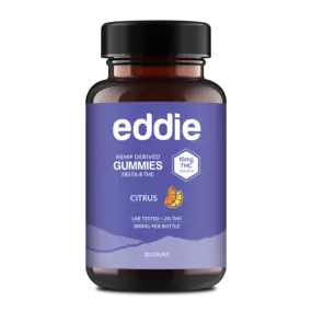 Eddie Delta-8 THC gummies are a tasty treat that can be incorporated into any daily routine. Experience the effects of powerful phytocannabinoids with this discreet, delightful, and allergy-friendly hemp-derived edible. Take them with you wherever you go or store them in a convenient place for quick access. Natural sweeteners like tapioca syrup and honey make these gummies totally irresistible. Share them with your friends or enjoy them by yourself. But watch out, they're so delicious that you m