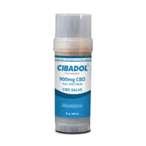 Cibadol – CBD Salve Extra Strength
Description: Cibadol is proud to introduce one of the most concentrated CBD topicals on the market. Our ultra-concentrated CBD salve packs 900mg of full-spectrum CBD in every 2-ounce jar.