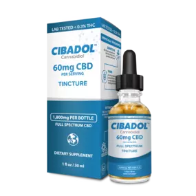 Experience the benefits of one of the most progressive and potent CBD tinctures on the market. Cibadol CBD Tinctures are scientifically formulated to support maximum absorption of CBD in the body, allowing you to experience better and faster results. Through the combination of CO2 extracted full spectrum hemp oil, non-GMO sunflower lecthin, and MCT oil, we’ve created an advanced formula that facilitates the onset of a scientific phenomenon known as “the entourage effect.” With 1800mg of CBD per 