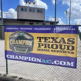 Champion Home Services work sign