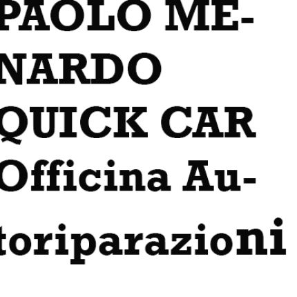 Logo od Paolo Menardo Quick Car