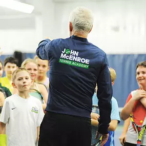 The great John McEnroe coaching JMTA players