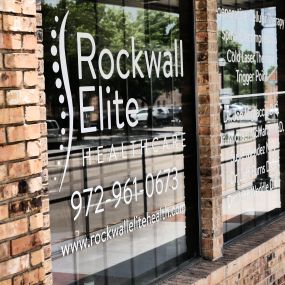 Rockwall Elite Healthcare WIndow