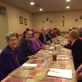 What goes with Good Times and Great Friends? Ricardo’s, of course! Think of us for your group celebration – lunch or dinner. We always have an awesome time hosting The Red Hat Society! They know how to enjoy life! We’d love to host your group, too.