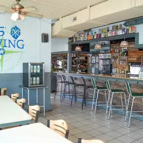 Gary's Dewey Beach Grill / 38° -75° Brewing - An eclectic and fun dining experience in Dewey Beach Delaware, just south of Lewes and Rehoboth.  Stop in and say hi to Gary, the Dino! He doesn't bite...hard...