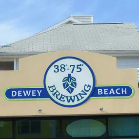 Gary's Dewey Beach Grill / 38° -75° Brewing - An eclectic and fun dining experience in Dewey Beach Delaware, just south of Lewes and Rehoboth.  Stop in and say hi to Gary, the Dino! He doesn't bite...hard...