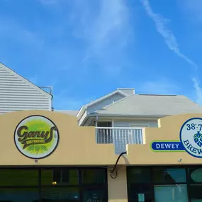 Gary's Dewey Beach Grill / 38° -75° Brewing - An eclectic and fun dining experience in Dewey Beach Delaware, just south of Lewes and Rehoboth.  Stop in and say hi to Gary, the Dino! He doesn't bite...hard...