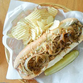 Gary's Dewey Beach Grill / 38° -75° Brewing famous turkey cheesesteak