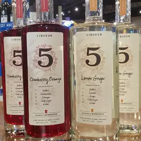 At Buffalo Wine & Spirits, we support local made liquor - such as 5 Vodka made in Winsted, Minnesota. Visit us today!