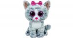 Beanie Boo Kiki Katze grau, 24cm