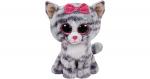 Beanie Boo Kiki Katze grau, 15cm