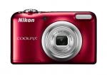 NIKON COOLPIX A10 Digitalkamera, 16.1 Megapixel in Rot
