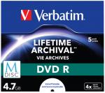 VERBATIM 43821 DVDR 4,7GB MDISC Rohling