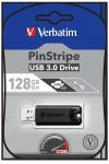 VERBATIM 49319 Pinstripe USB-Stick USB 3.0 Schwarz USB-Stick