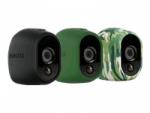 Arlo Replaceable Skins - Kameraschutzhülle - Schwarz, grün, Camouflage (Packung mit 3)