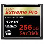 SANDISK Extreme Pro Speicherkarte Compact Flash, 256 GB, 160 MB/s