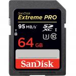 SANDISK Extreme PRO UHS-I SDXC Speicherkarte 64 GB - 95 MB/s