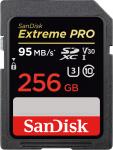 SANDISK Extreme PRO UHS-I SDXC Speicherkarte 256 GB - 95 MB/s
