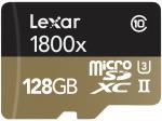 LEXAR LSDMI128CRBEU1800R , Micro-SDHC, 128 GB, 270 Mbit/s